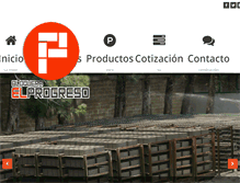 Tablet Screenshot of bloqueraelprogreso.com